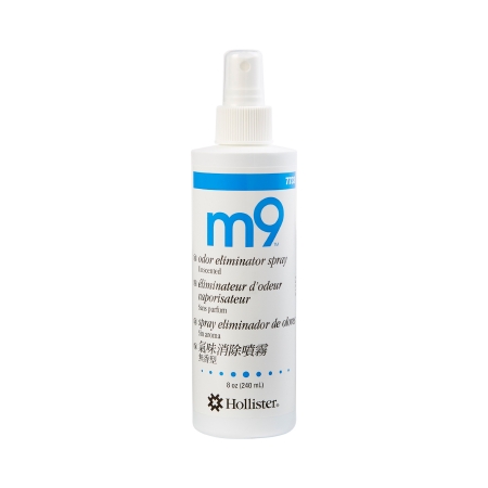 Deodorizing spray for ostomy care